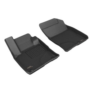 Lincoln Corsair Floor Mats - Front - 3D MAXpider - KAGU - Black - `20-`24 Lincoln Corsair Floor Mats - Front - 3D MAXpider - KAGU - Black - `20-`24